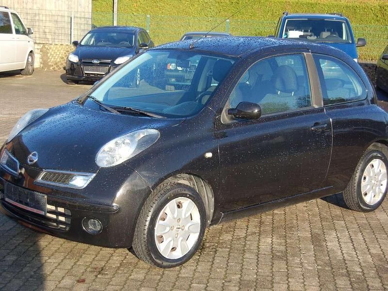 Schwarz Gebraucht 2007 Nissan Micra City Kleinwagen | 2.990 € (Etwas zu teuer) - Bild 1/4