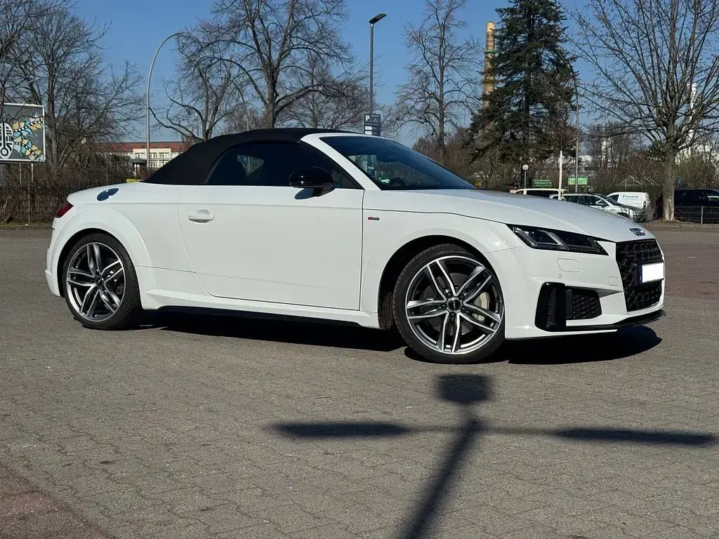 Gebraucht Audi TT Roadster S-Line 245 PS (180 kW) 2019 Weiß Cabrio