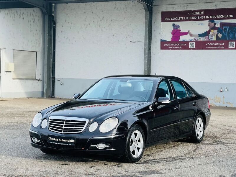 Schwarz Gebraucht 2006 Mercedes E280 Avantgarde Limousine | 5.480 € (Guter Preis) - Bild 1/4