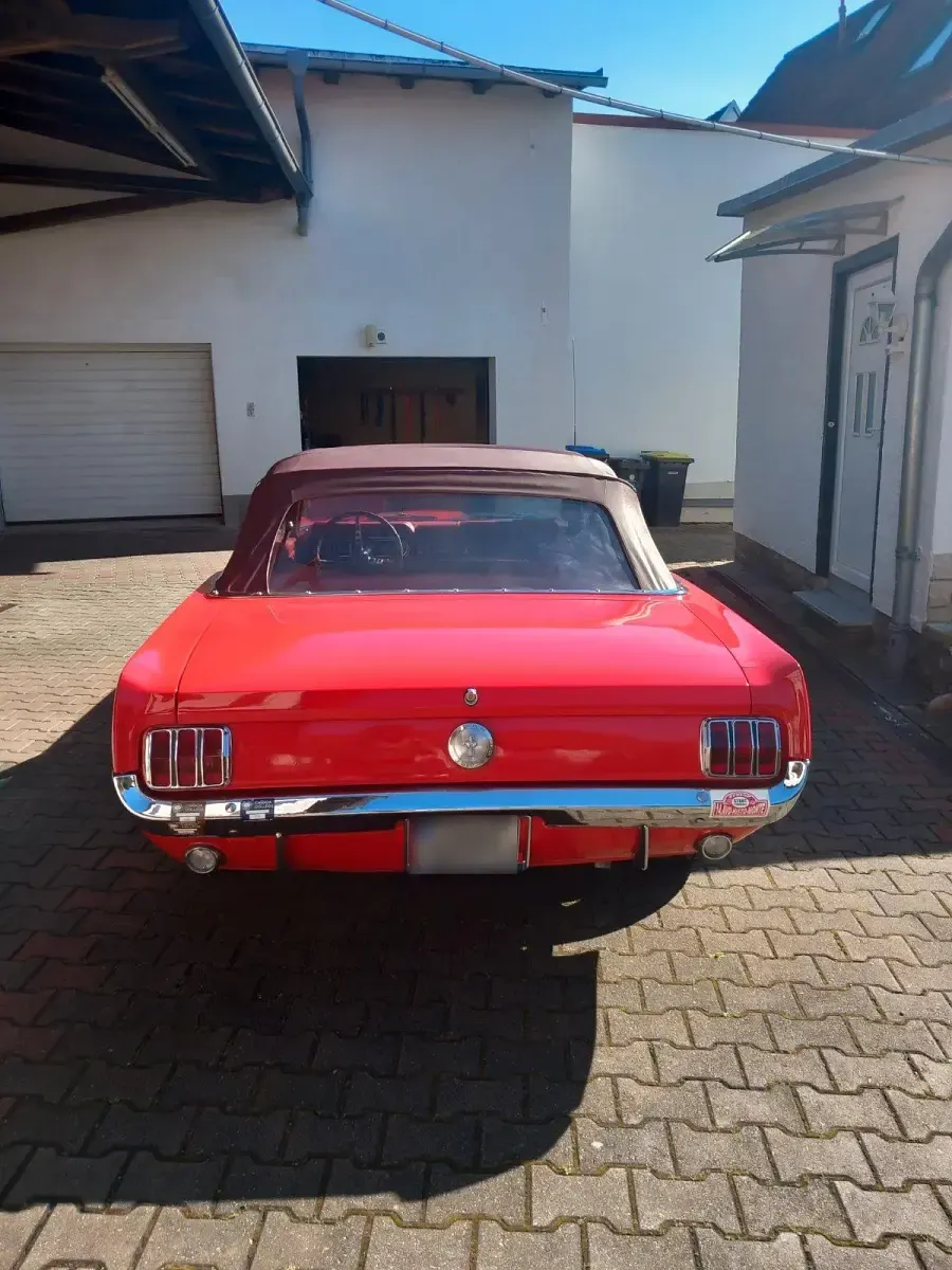 Gebraucht Ford Mustang 120 PS (88 kW) 1966 Rot Cabrio