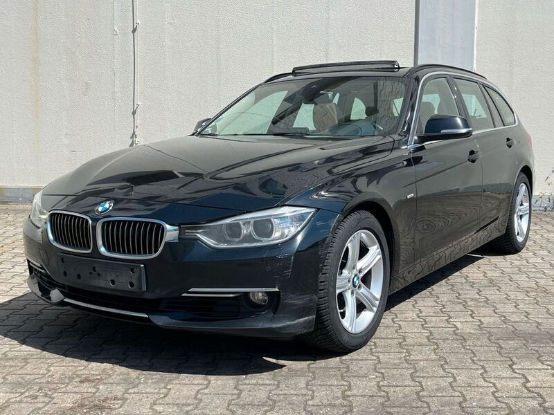 Schwarz Gebraucht 2014 BMW 325 Luxury Line Kombi | 9.290 € (Superpreis) - Bild 1/4