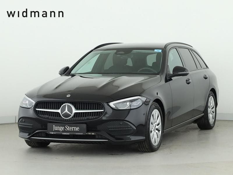 Metalliclack obsidianschwarz Gebraucht 2023 Mercedes C220 Kombi | 30.850 € (Superpreis) - Bild 1/4