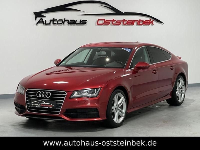 Rot Gebraucht 2012 Audi A7 Sportback S-Line Kleinwagen | 21.490 € (Etwas zu teuer) - Bild 1/4