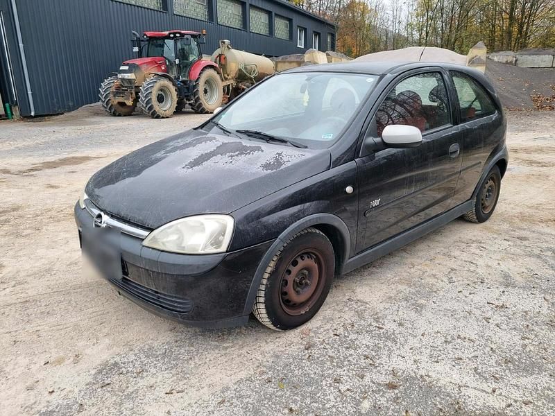 Schwarz Gebraucht 2003 Opel Corsa Njoy Kleinwagen | 500 € (Superpreis) - Bild 1/4
