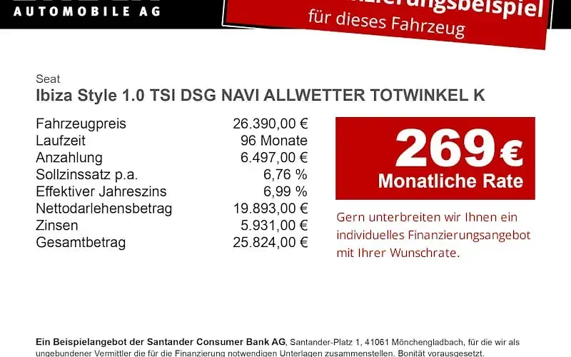 Neu Seat Ibiza Style 116 PS (85 kW) 2026 Grau Kleinwagen