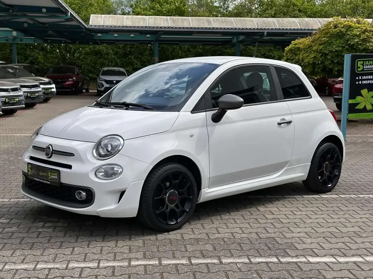 Gebraucht Fiat 500 S 69 PS (50 kW) 2017 Gelato weiß Limousine