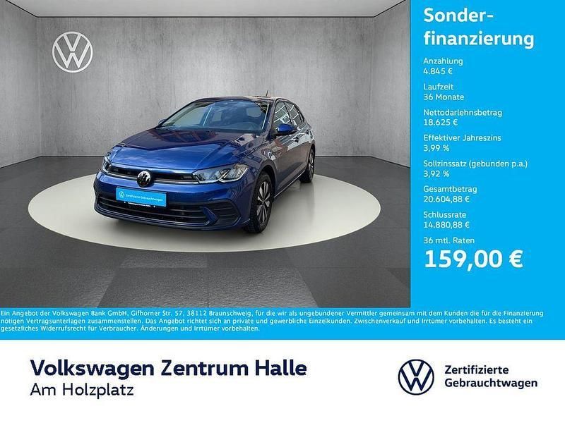 Reef blue metallic Gebraucht 2024 VW Polo Move Limousine | 23.470 € (Fairer Preis) - Bild 1/4