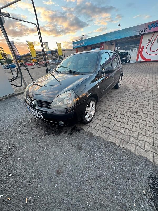 Schwarz Gebraucht 2005 Renault Clio II Limousine | 2.500 € - Bild 1/4