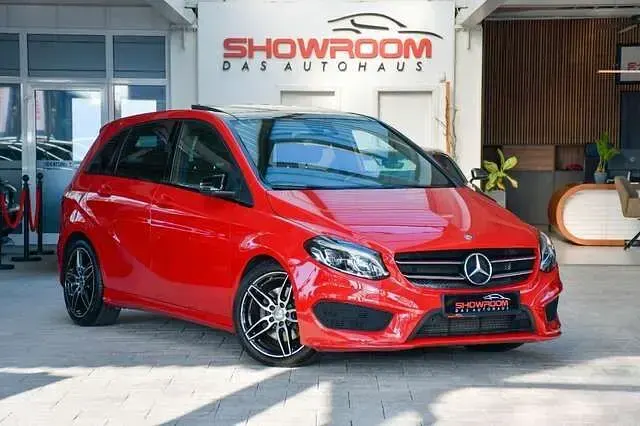 Gebraucht Mercedes B220 AMG line 177 PS (130 kW) 2015 Rot (jupiterrot uni) Kleinwagen