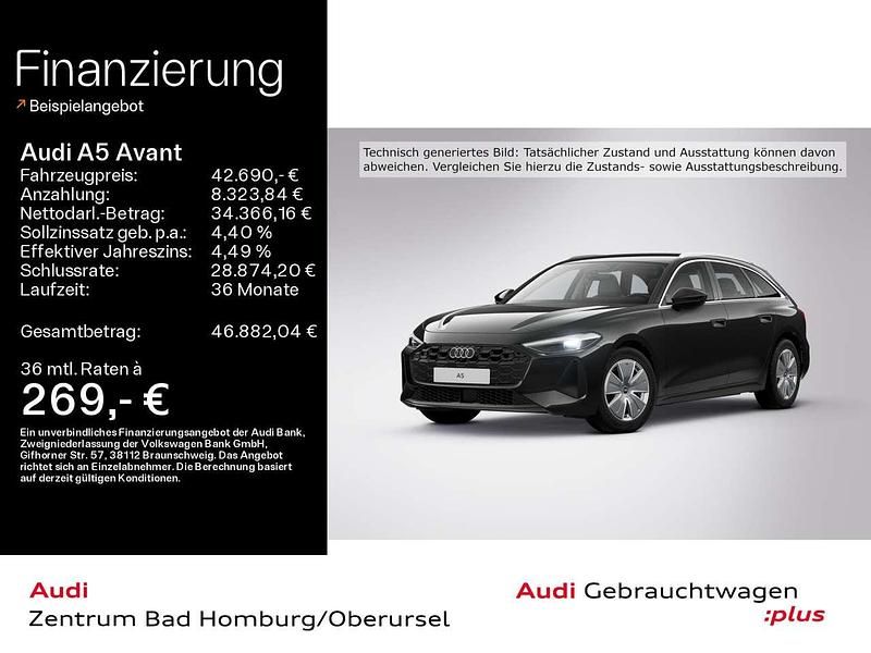 Schwarz Gebraucht 2025 Audi A5 Sport Kombi | 42.690 € (Superpreis) - Bild 1/4