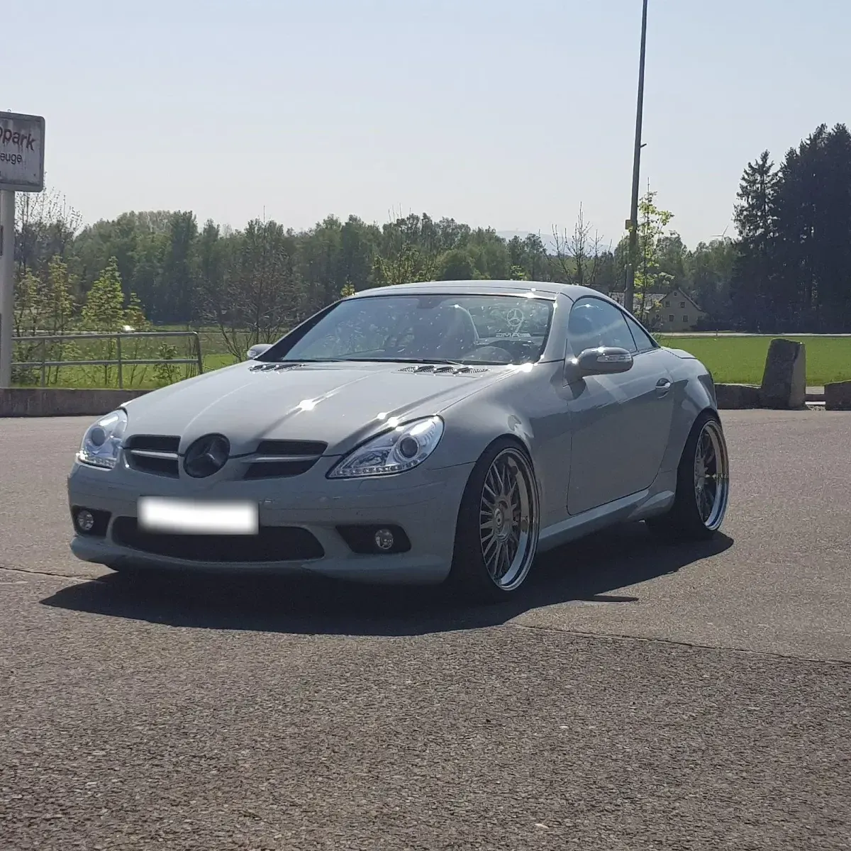 Gebraucht Mercedes SLK350 272 PS (200 kW) 2005 Grau Cabrio