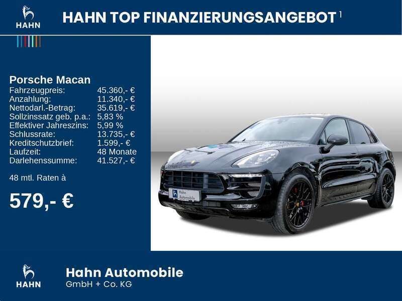Gebraucht Porsche Macan GTS Chrono 360 PS (264 kW) 2017 Schwarz SUV