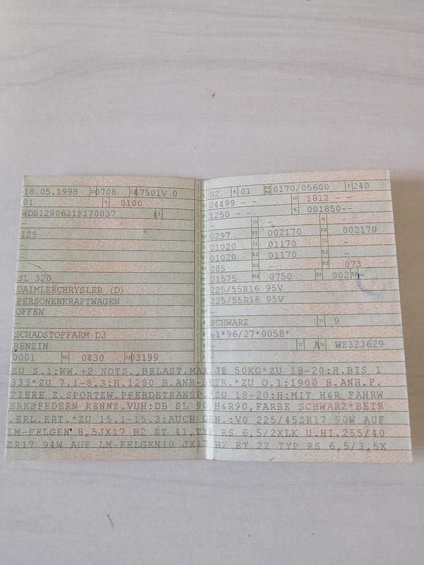 Gebraucht Mercedes SL320 240 PS (176 kW) 1998 Cabrio