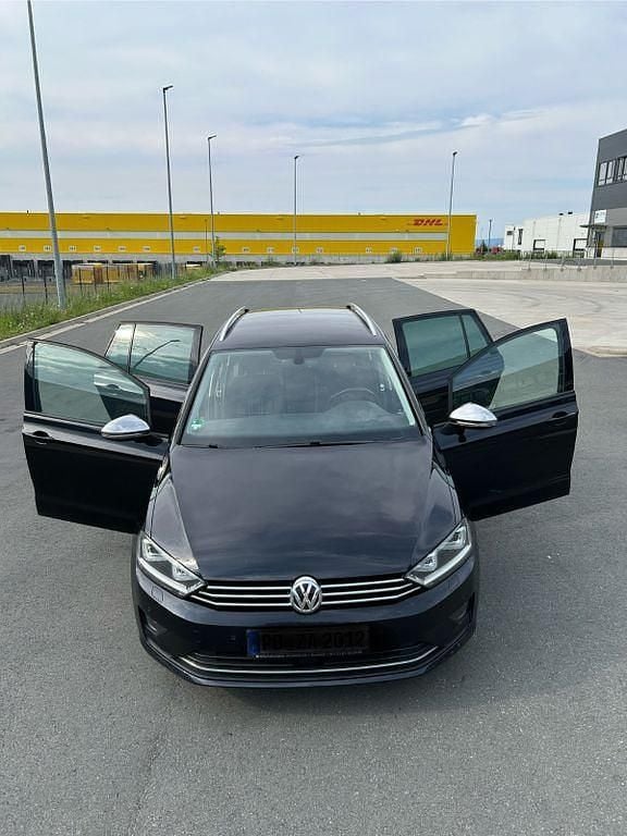 Gebraucht VW Golf Sportsvan LOUNGE 110 PS (80 kW) 2015 Schwarz Van / Kleinbus