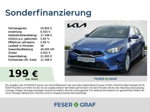 Blue flame Neu 2024 Kia Ceed Limousine | 25.850 € (Fairer Preis) - Bild 1/4