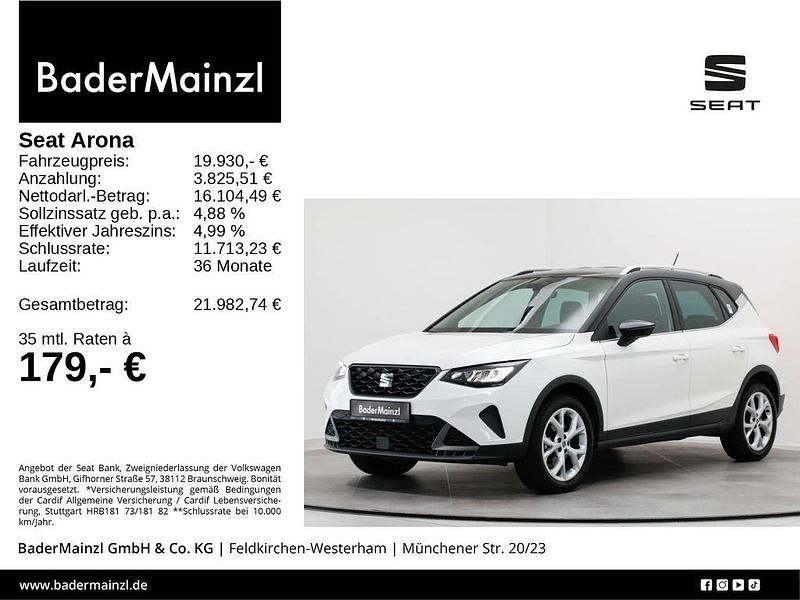 Weiß Gebraucht 2024 Seat Arona FR SUV | 19.930 € (Fairer Preis) - Bild 1/3