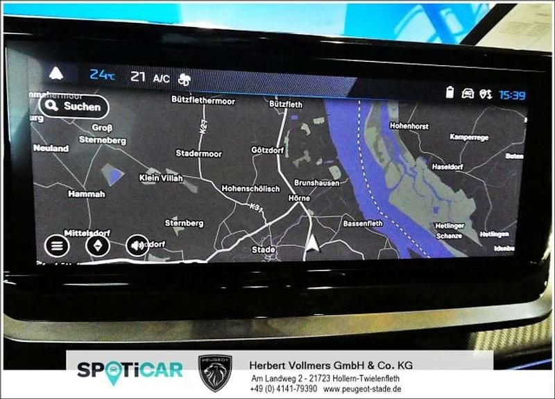 Gebraucht Peugeot e-208 GT 114 kW (156 PS) 2024 Vertigo blau metallic Kleinwagen