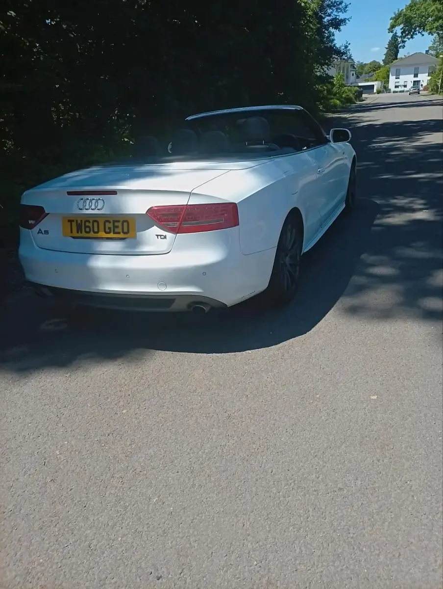 Gebraucht Audi A5 Cabriolet S-Line 240 PS (176 kW) 2010 Weiß Cabrio
