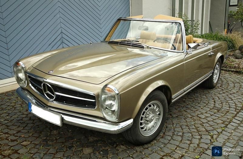Beige Gebraucht 1968 Mercedes W113 Cabrio | 145.000 € - Bild 1/4