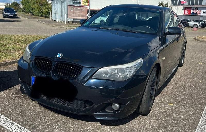 Schwarz Gebraucht 2008 BMW 520 M Sport Limousine | 8.000 € (Teuer) - Bild 1/4