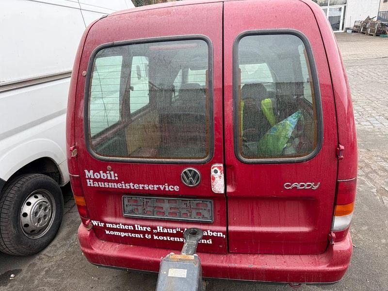 Gebraucht VW Caddy 64 PS (47 kW) 2002 Rot Van / Kleinbus