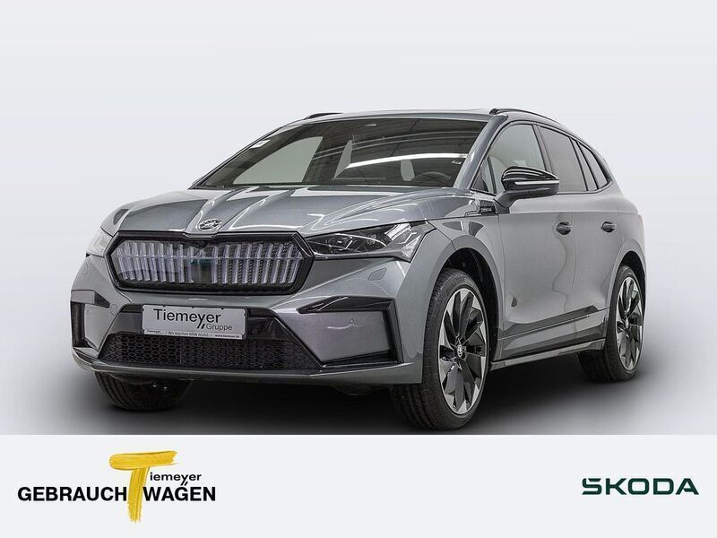 Graphitegrau metallic Gebraucht 2023 Skoda Enyaq iV SportLine SUV | 41.980 € (Teuer) - Bild 1/4
