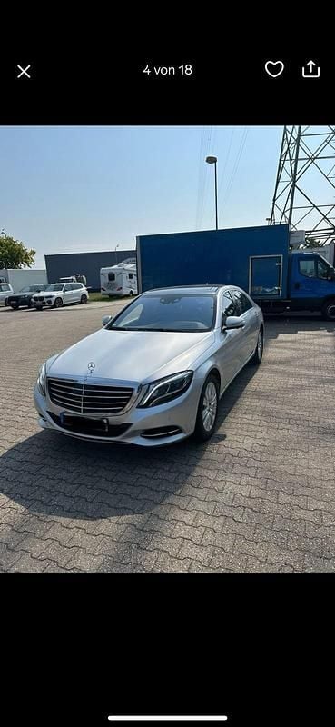 Silber Gebraucht 2014 Mercedes S500L Limousine | 28.900 € (Superpreis) - Bild 1/4
