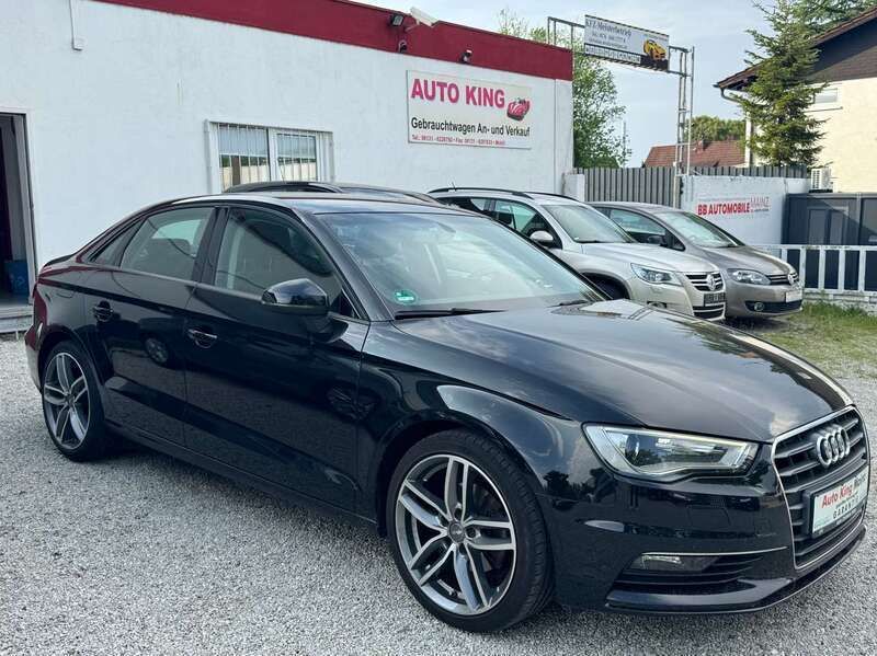 Mythosschwarz Gebraucht 2015 Audi A3 Ambition Limousine | 12.899 € (Fairer Preis) - Bild 1/4