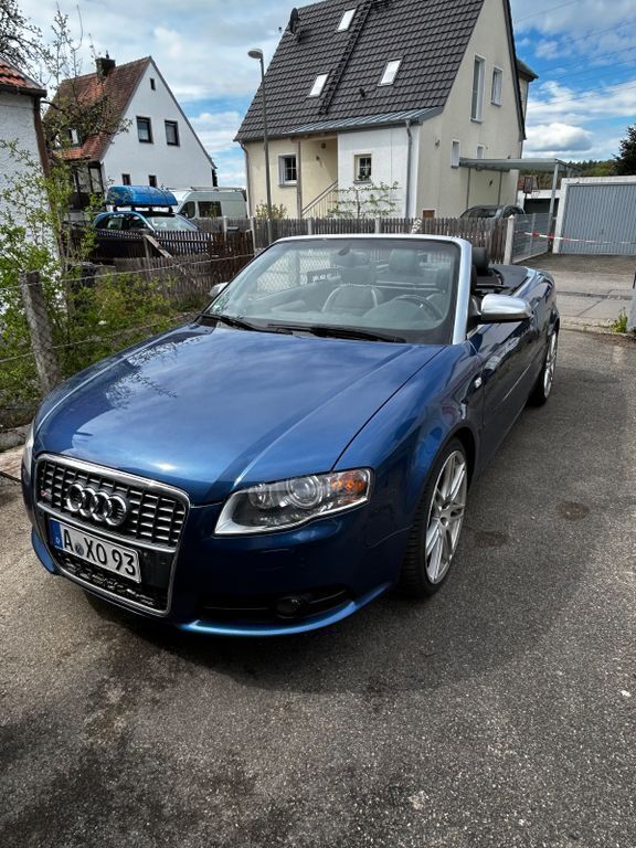 Blau Gebraucht 2006 Audi A4 Cabriolet S-Line Cabrio | 8.290 € (Guter Preis) - Bild 1/4