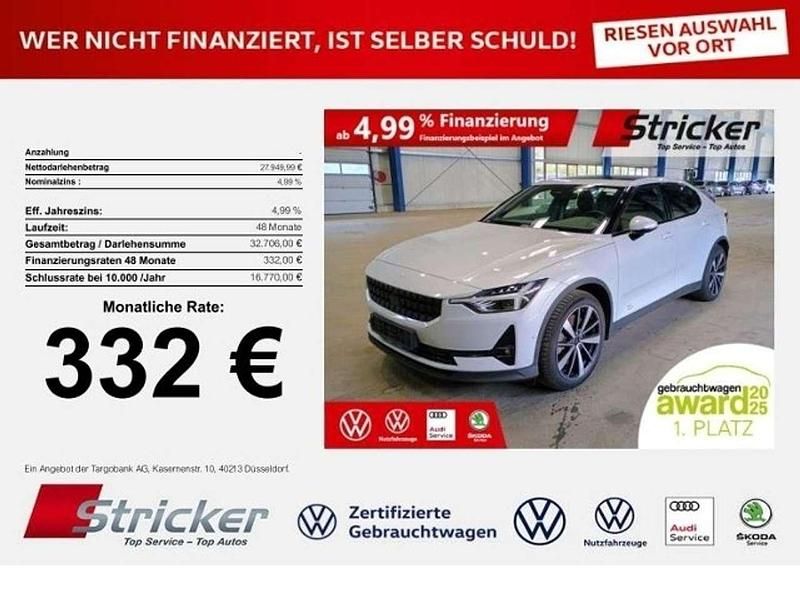 Silber Gebraucht 2022 Polestar 2 Pilot Limousine | 27.949 € (Guter Preis) - Bild 1/3