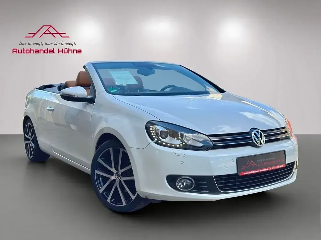 Gebraucht VW Golf Cabriolet Exclusive 122 PS (89 kW) 2012 Weiß Cabrio
