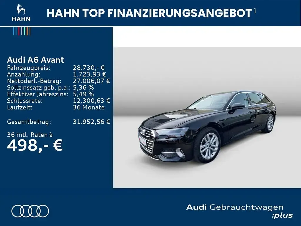 Gebraucht Audi A6 Sport 204 PS (150 kW) 2023 Brillantschwarz Kombi