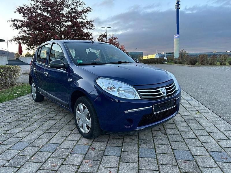 Blau Gebraucht 2009 Dacia Sandero Ambiance Kleinwagen | 1.300 € (Guter Preis) - Bild 1/4