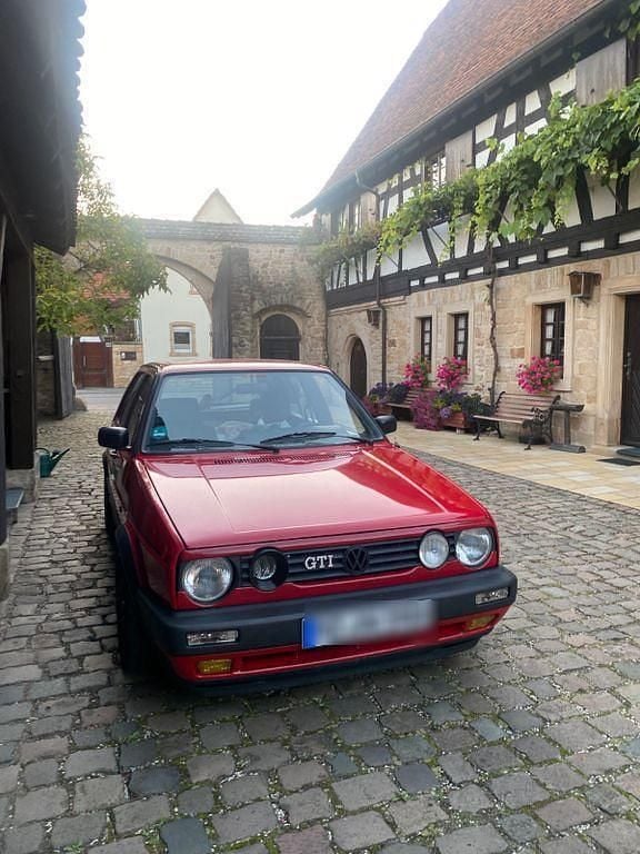 Rot Gebraucht 1988 VW Golf II Kleinwagen | 8.500 € - Bild 1/4