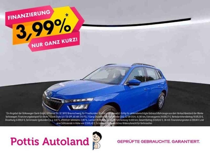 Blau Gebraucht 2023 Skoda Kamiq Active SUV | 16.922 € (Superpreis) - Bild 1/3