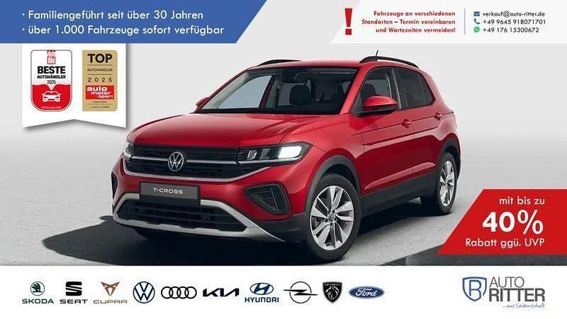Rot Neu 2025 VW T-Cross Life SUV | 28.590 € (Fairer Preis) - Bild 1/4