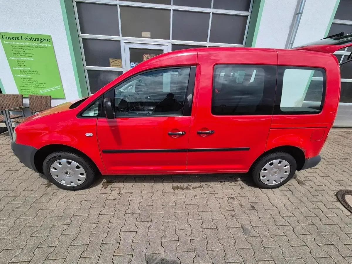 Gebraucht VW Caddy Life 102 PS (75 kW) 2005 Rot Van / Kleinbus
