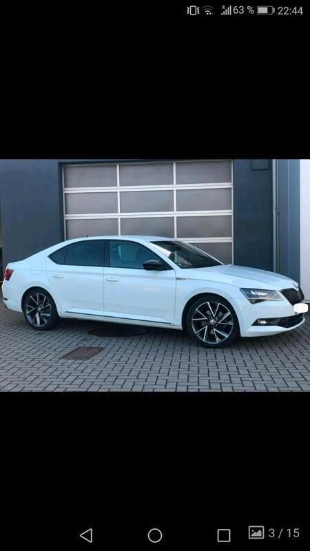 Weiß Gebraucht 2017 Skoda Superb SportLine Limousine | 17.500 € (Fairer Preis) - Bild 1/4