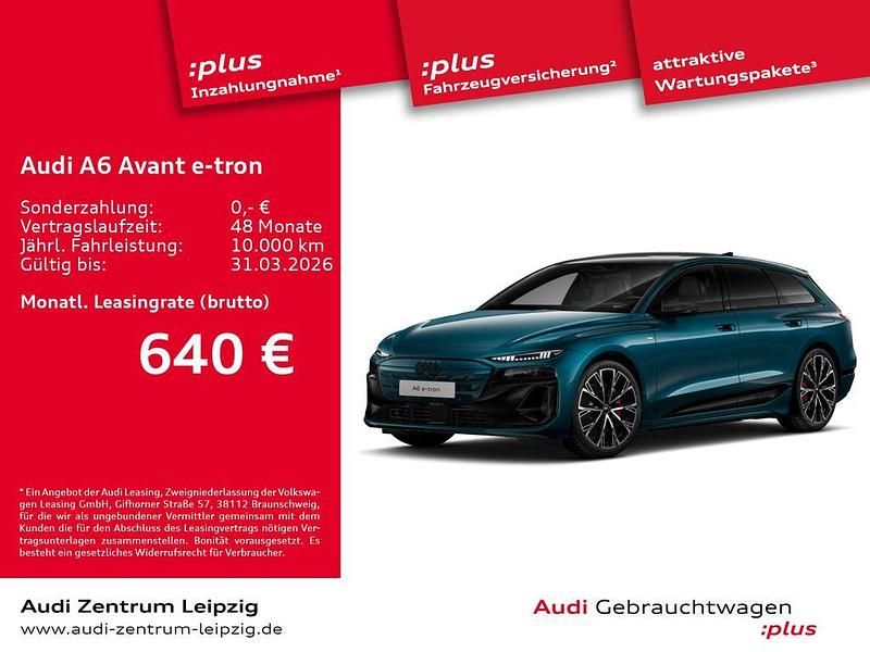 Neu Audi A6 e-tron Sport 314 kW (428 PS) 2025 Blau Kombi