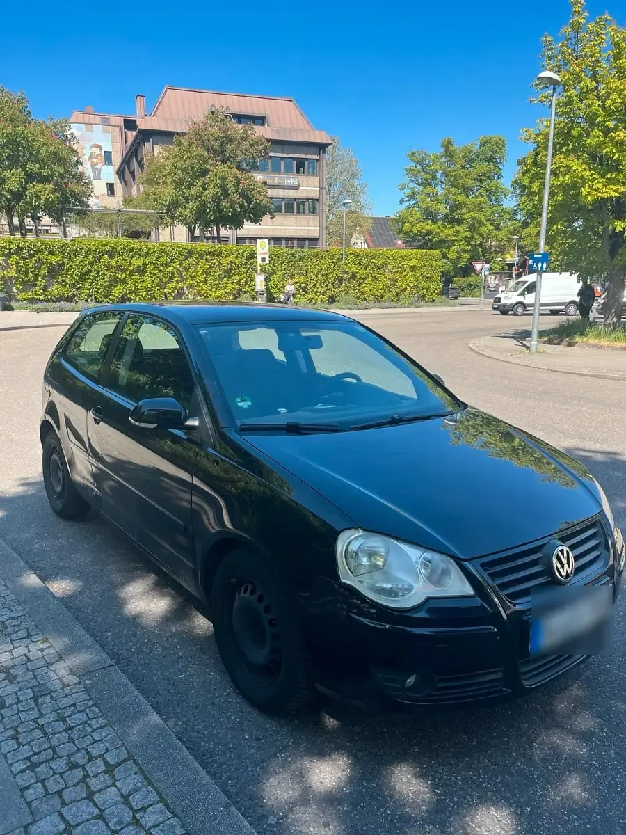 Gebraucht VW Polo 64 PS (47 kW) 2008 Schwarz Kleinwagen