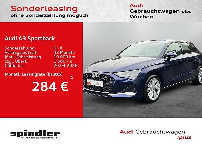 Gebraucht Audi A3 Advanced Plus 150 PS (110 kW) 2024 Navarrablau metallic Limousine