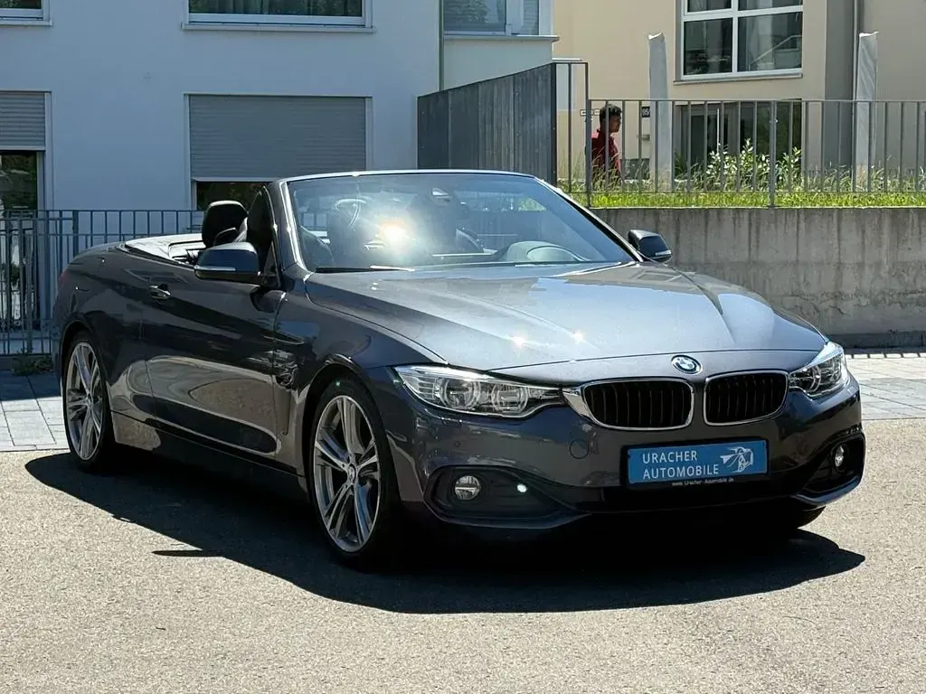 Gebraucht BMW 420 Cabriolet Sport Line 184 PS (135 kW) 2014 Grau Cabrio