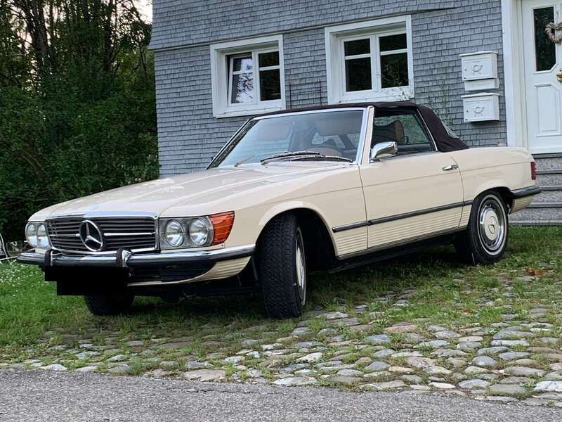 Beige Gebraucht 1973 Mercedes SL450 Cabrio | 35.600 € - Bild 1/2