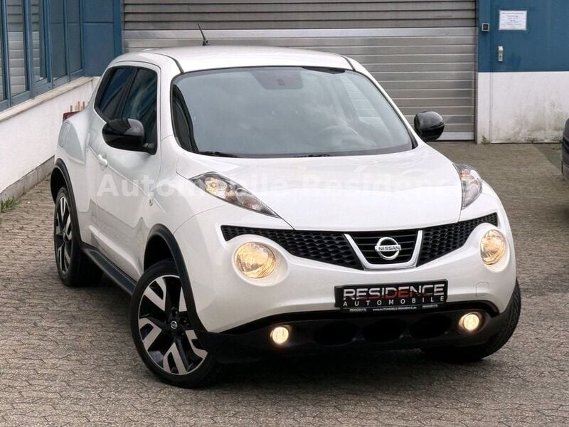 Brilliant white (m) Gebraucht 2014 Nissan Juke N-TEC SUV | 7.598 € (Fairer Preis) - Bild 1/4
