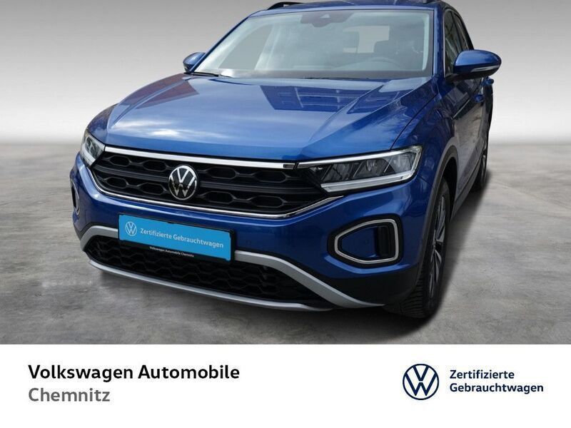 Blau Gebraucht 2024 VW T-Roc Move SUV | 22.920 € (Guter Preis) - Bild 1/4