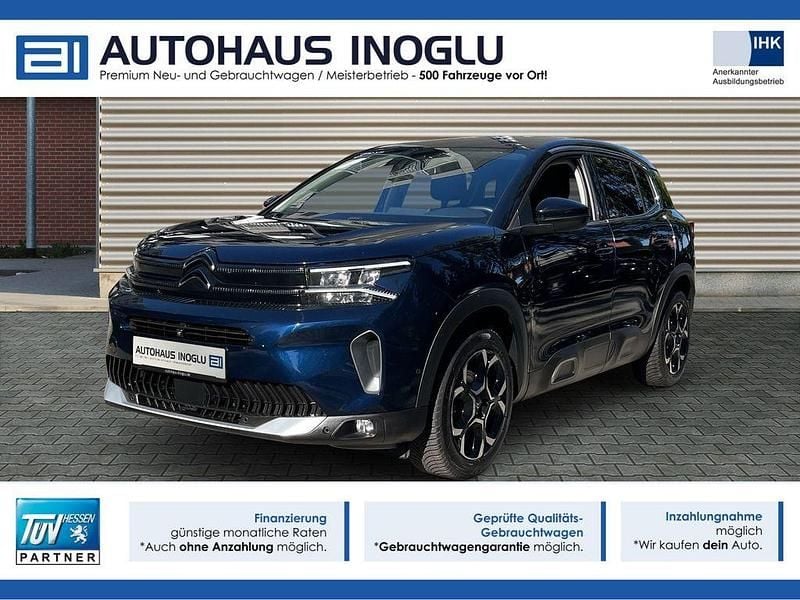 Blau lack weiss perlglänzend/typ aussenv (metallic) Gebraucht 2024 Citroën C5 Aircross SUV | 20.980 € (Guter Preis) - Bild 1/4