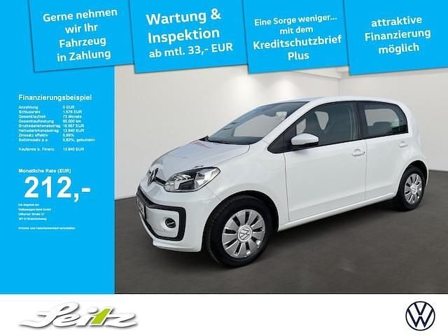 Gebraucht VW up! Move 65 PS (47 kW) 2022 Weiß Kleinwagen