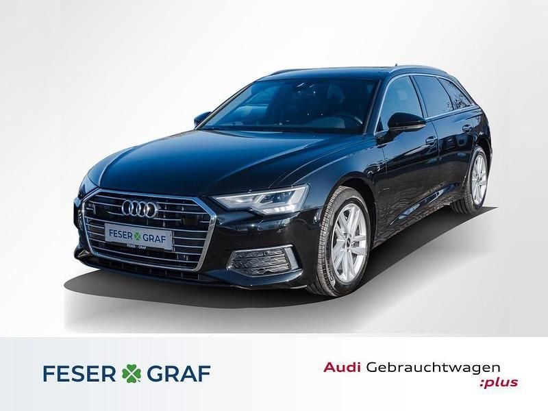 Mythosschwarz metallic Gebraucht 2022 Audi A6 Design Kombi | 34.990 € (Guter Preis) - Bild 1/4