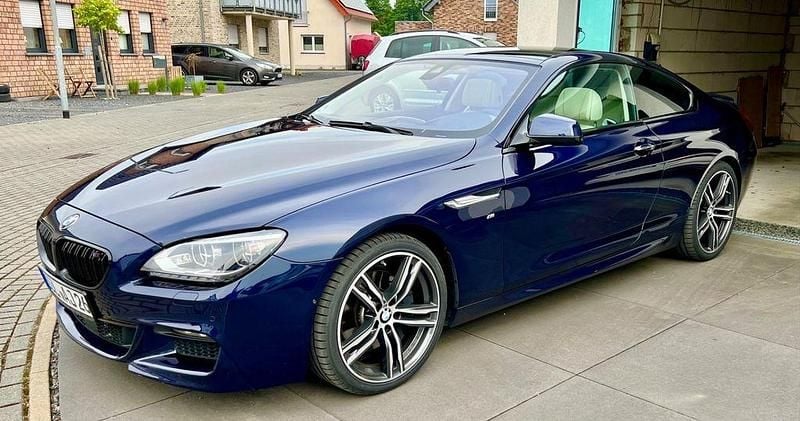 Blau Gebraucht 2014 BMW 640 Efficient Dynamics Coupé | 22.900 € (Fairer Preis) - Bild 1/4