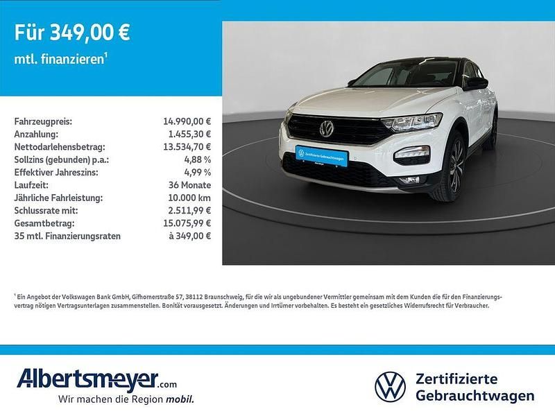 Gebraucht VW T-Roc Style 116 PS (85 kW) 2018 Weiß SUV